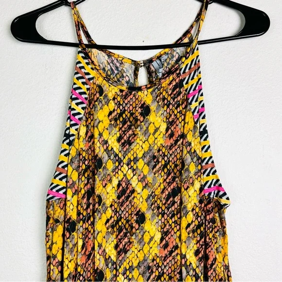 Anthropologie Bl-nk London Gallery Row Mixed Snake Print Wide Leg Jumpsuit - Picture 3 of 5